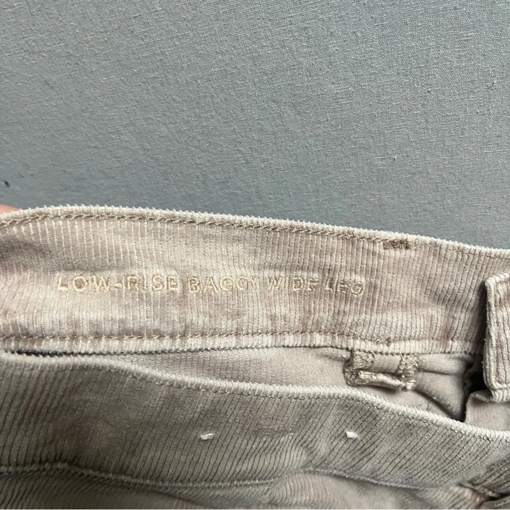 American Eagle Outfitters Low Rise Baggy Wide Leg Corduroy Pants Sz 14 - Picture 15 of 15